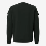 STONE ISLAND - Men Solid Color Arm Patch Sweatshirt