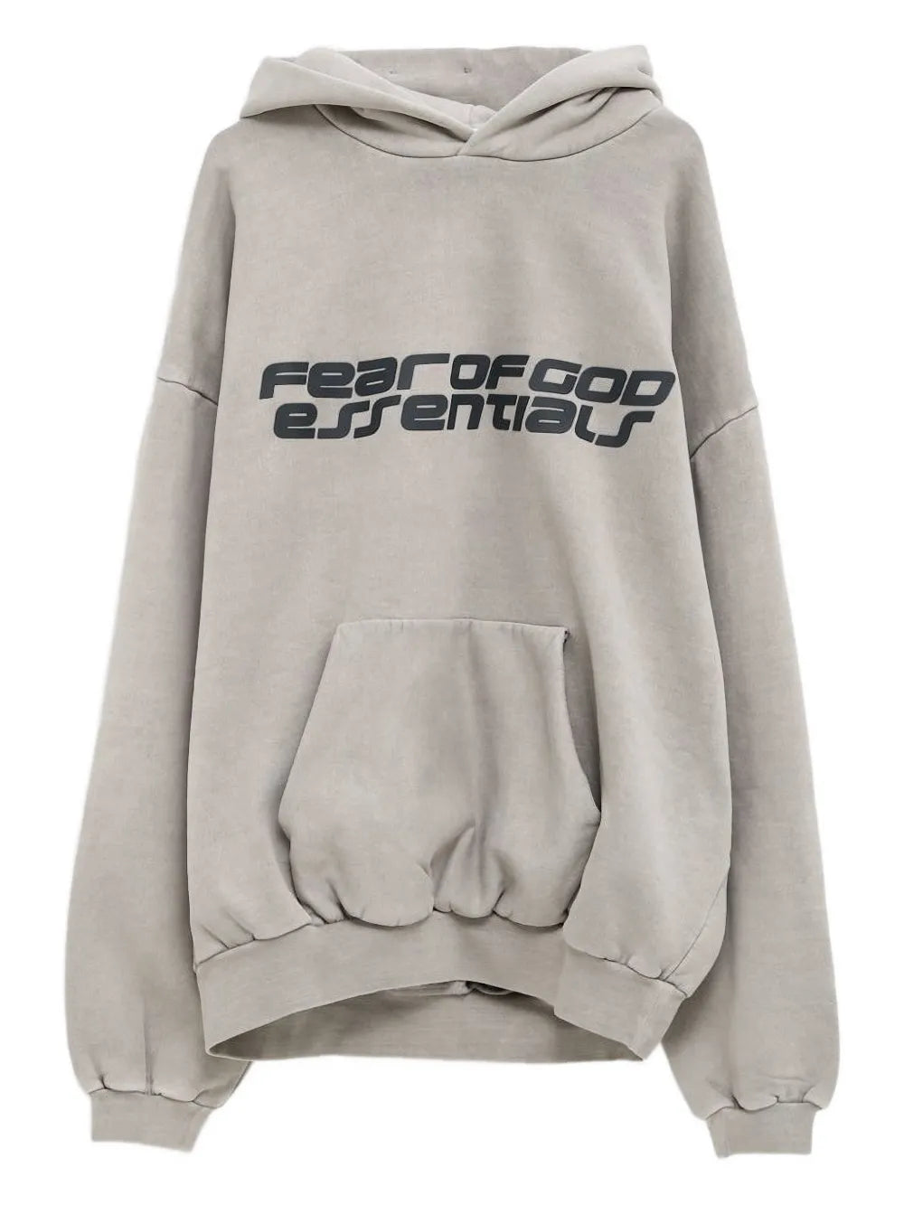 grey hoodie, front view