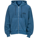 Blue sweats-hoodies, front view