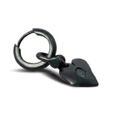 PARTS OF FOUR - Jazz's Solid Heart Earring (Extra Small, 0.1 CT, Blue Diamond Slabs, KA+BDIA)