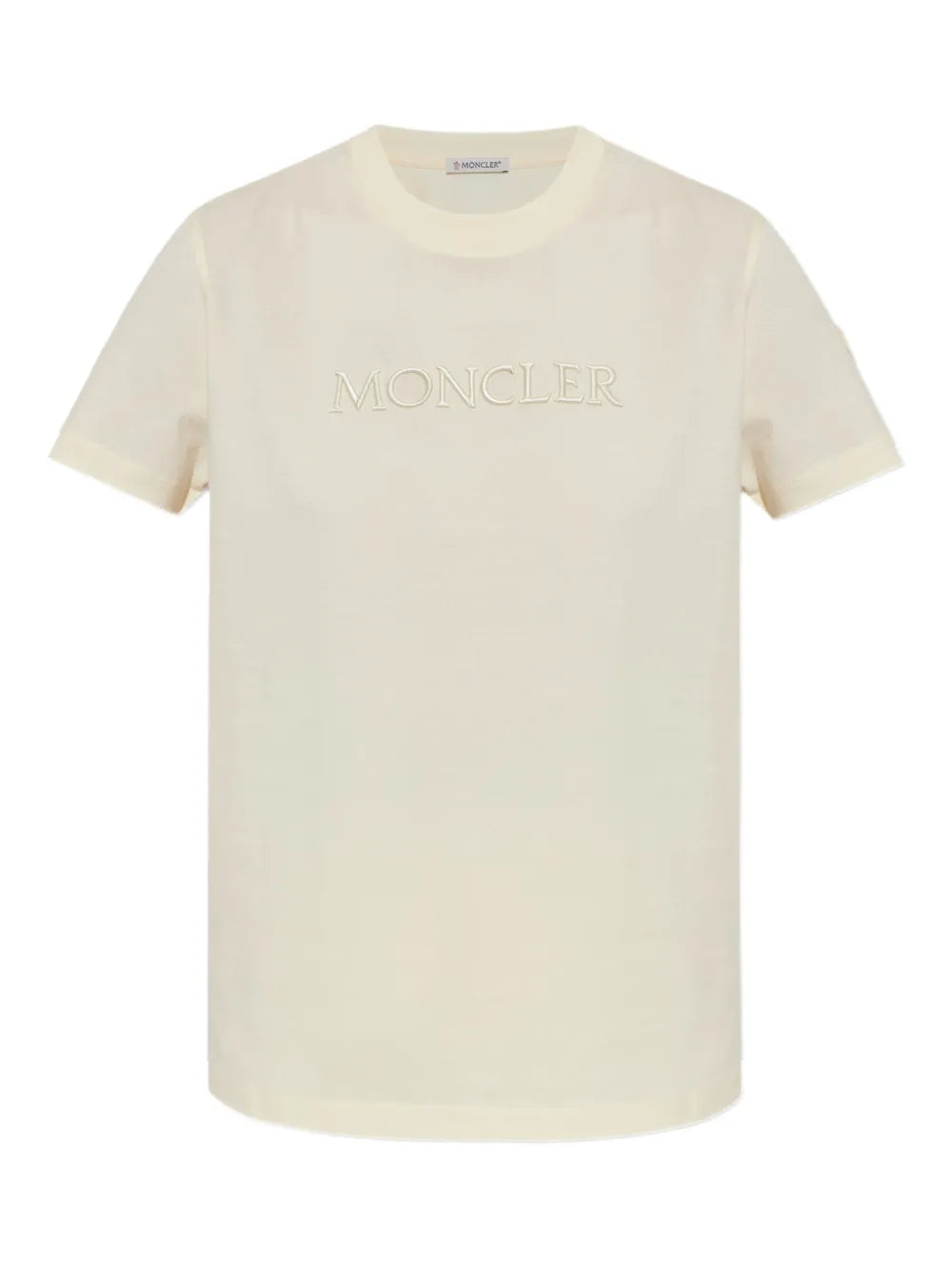 white t-shirt, front view
