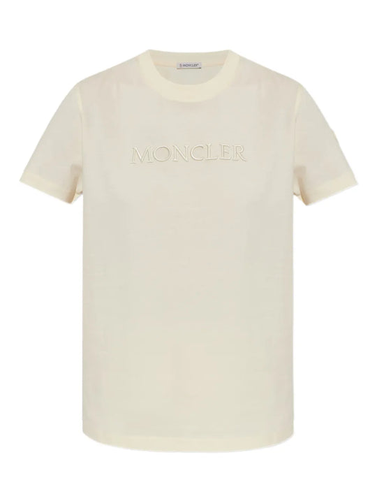 white t-shirt, front view