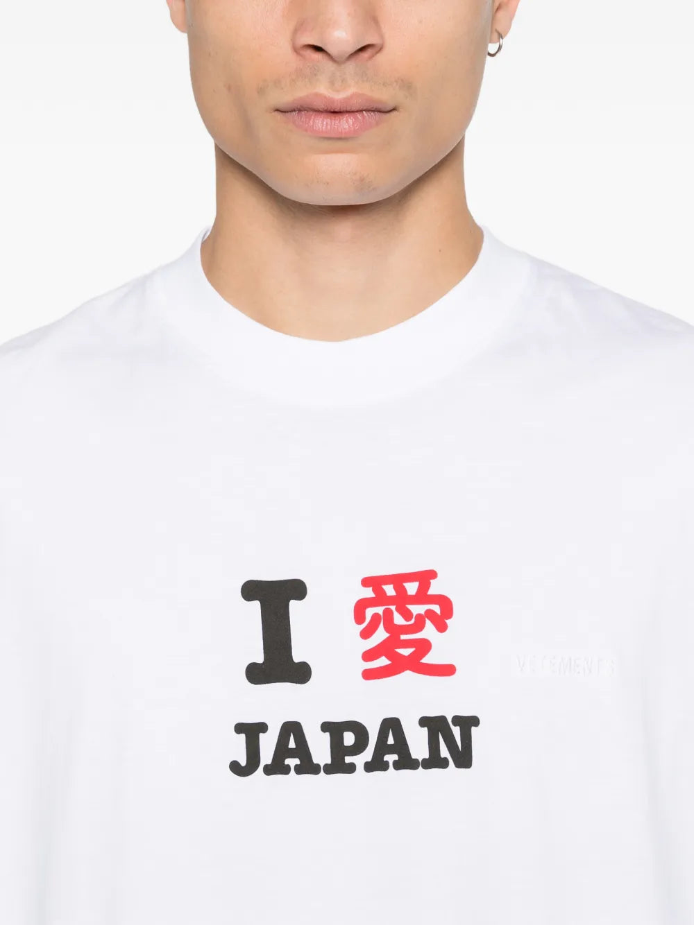 Close up of white t-shirt, showing texture of the Cotton fabric