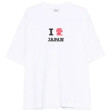 white t-shirt, front view