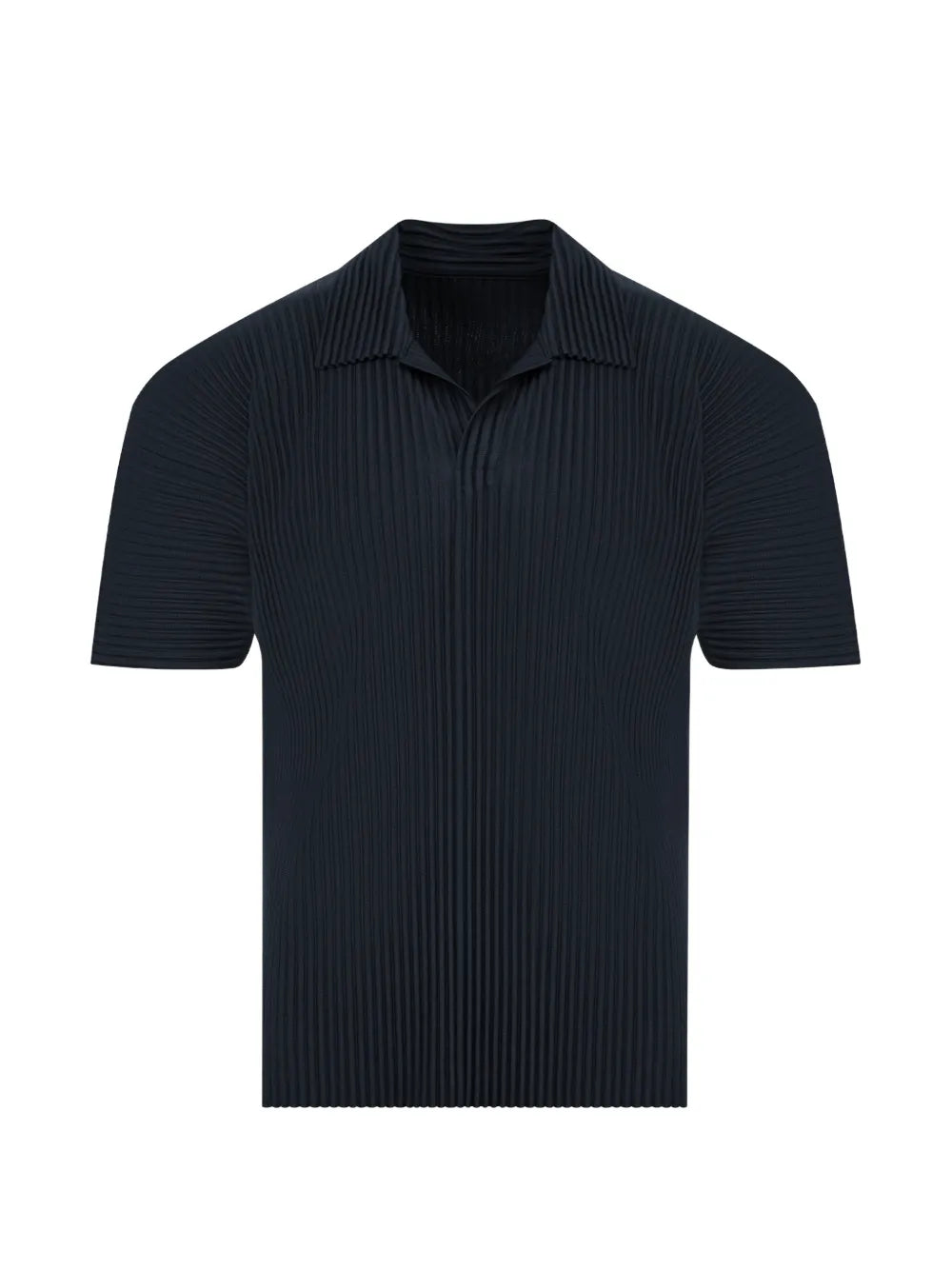 Navy shirt, front view