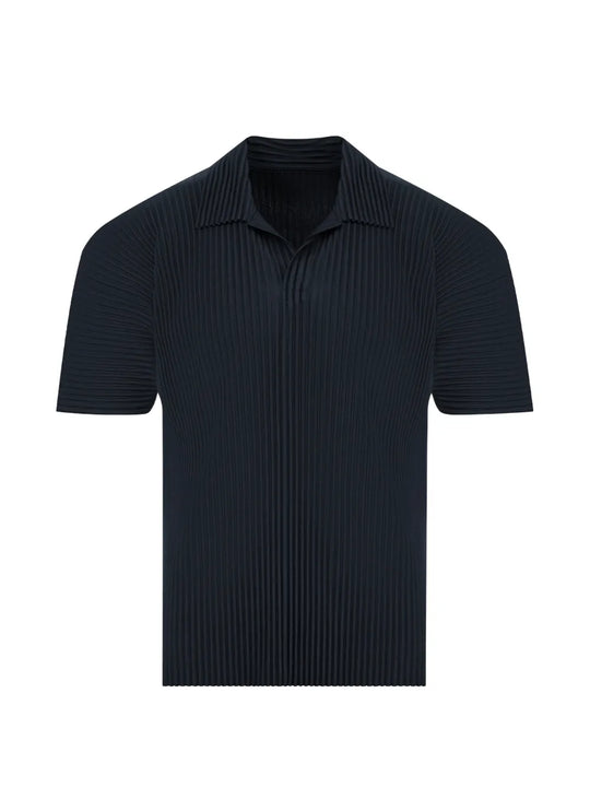 Navy shirt, front view