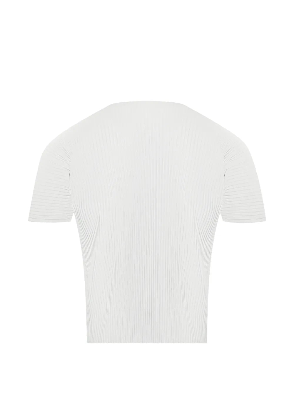 Grey t-shirt, back view