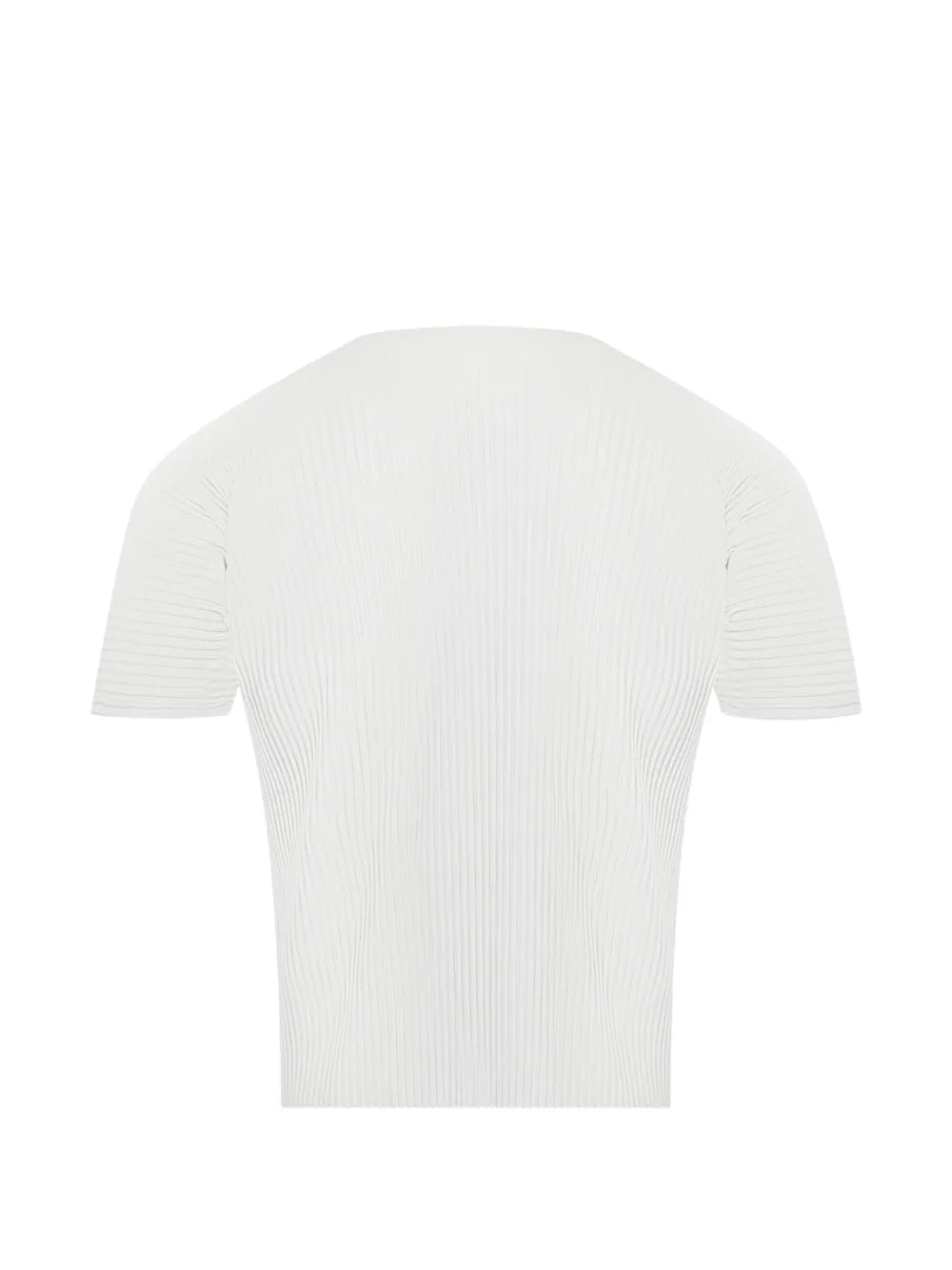 Grey t-shirt, back view