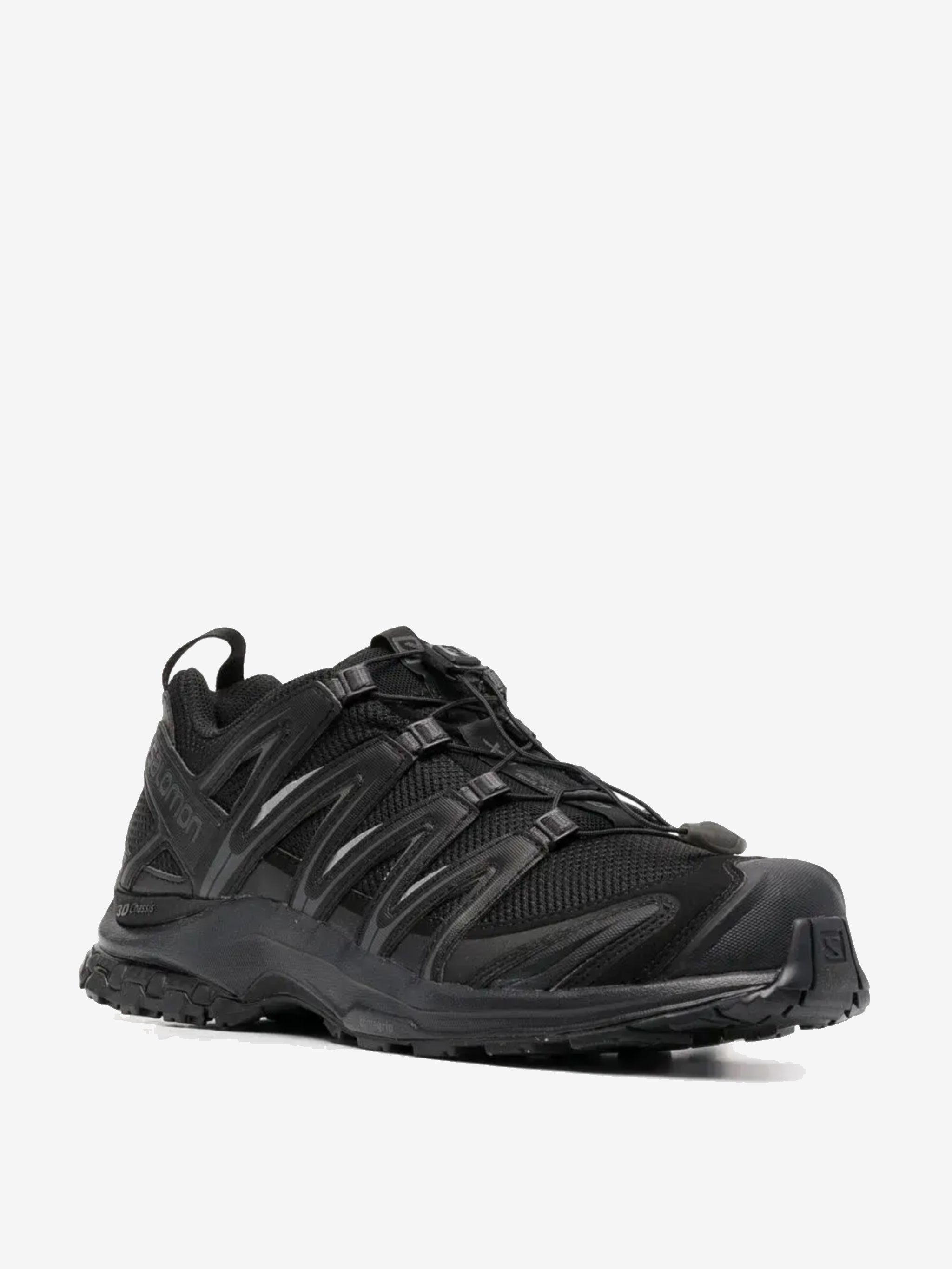 Black sneakers, side view