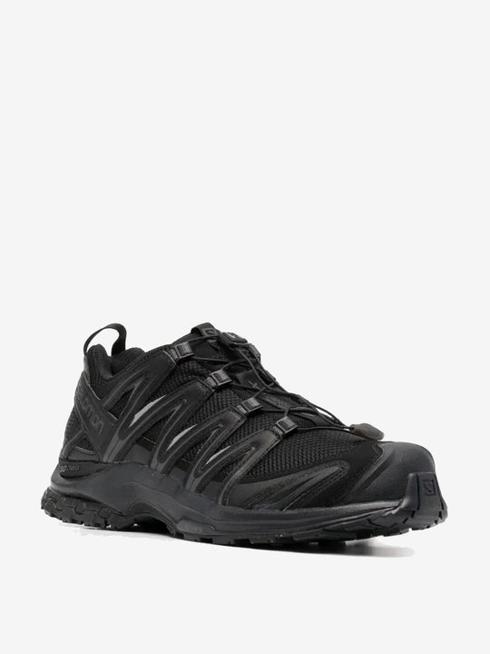 Black sneakers, side view