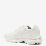 White sneakers, back view