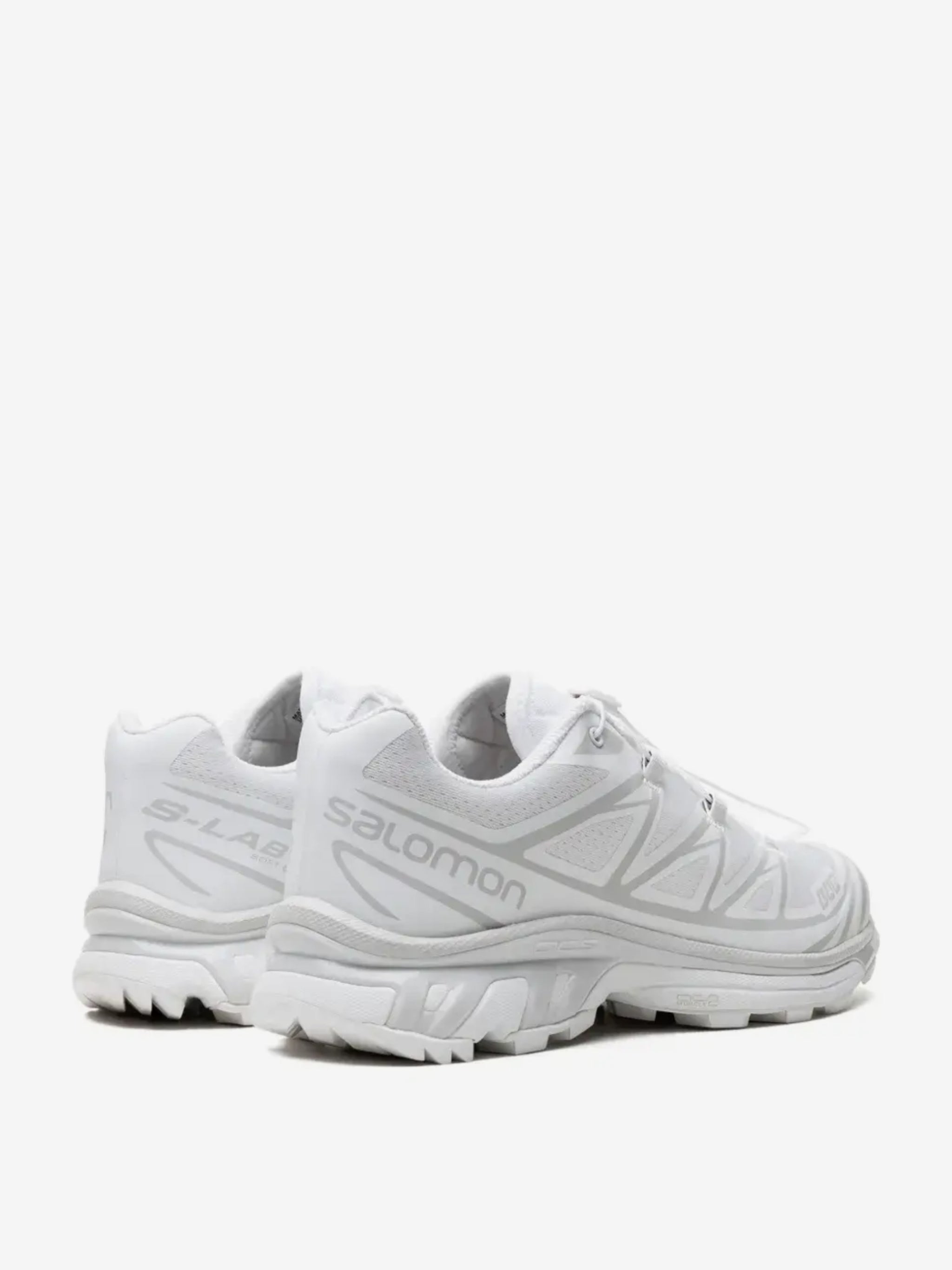 White sneakers, back view