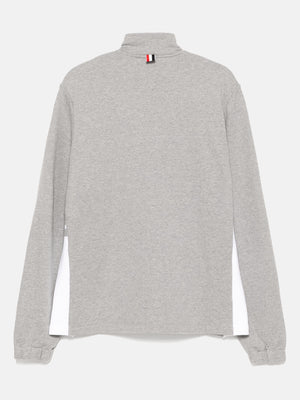 THOM BROWNE - Men Funnel Neck Half Zip Pullover