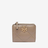 Tan wallet, front view