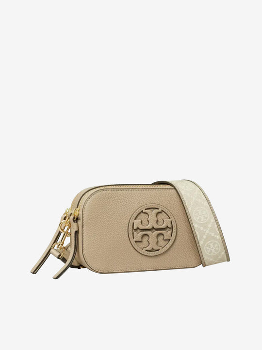 Tan bag, side view