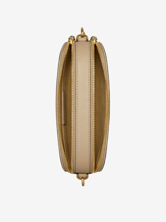 Tan bag, inside view