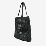 Black bag, back view