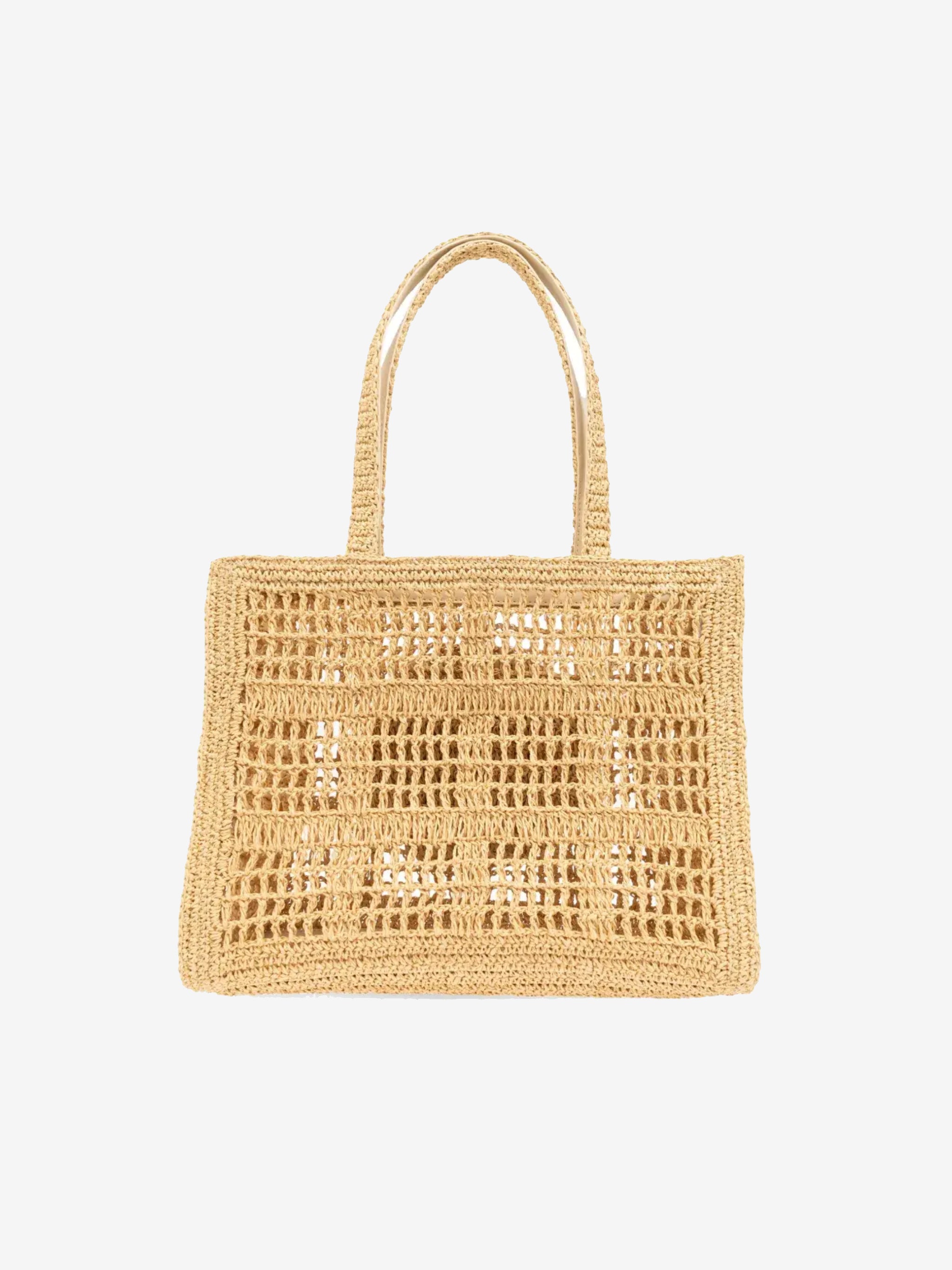 Brown bag, back view