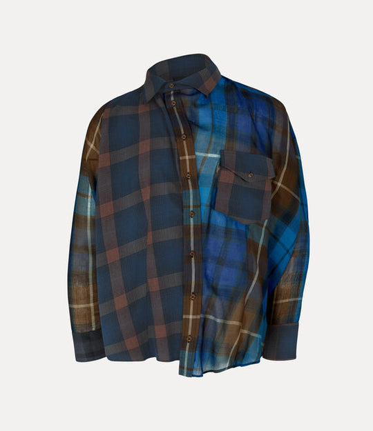 Blue shirt, front view