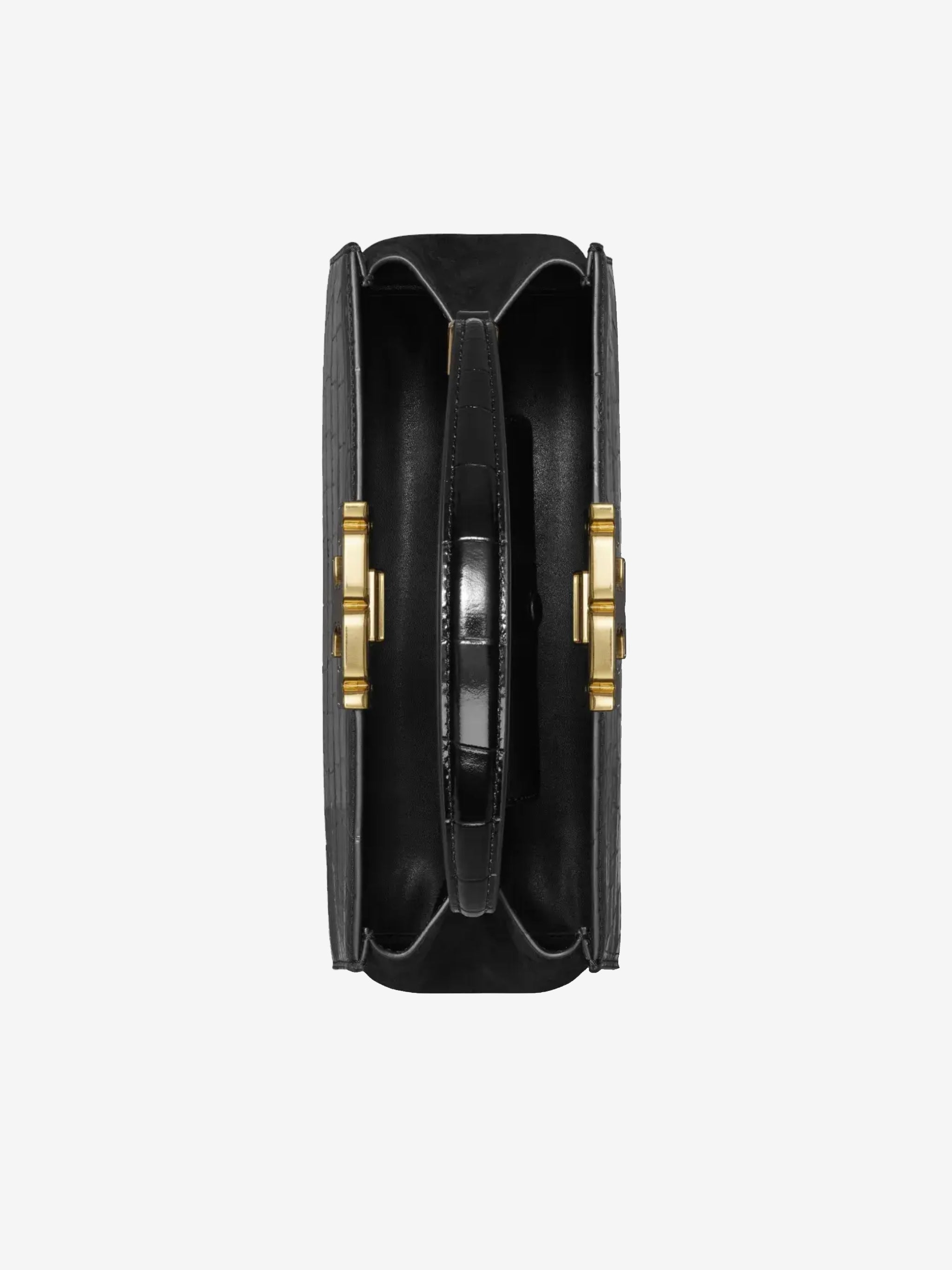 Black bag, top view