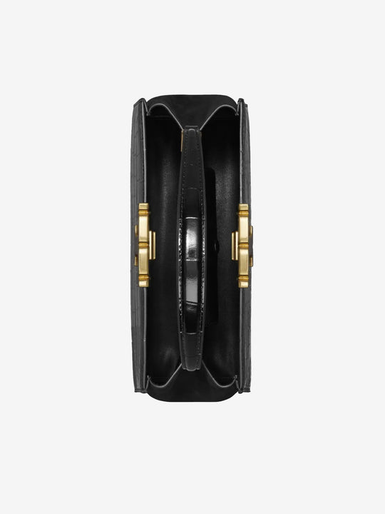Black bag, top view