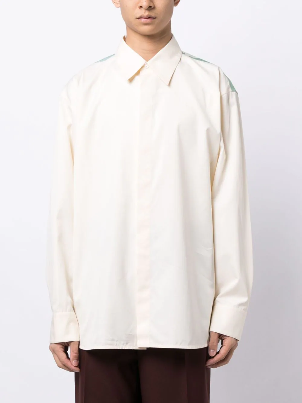 Jil Sander button-up denim shirt - White