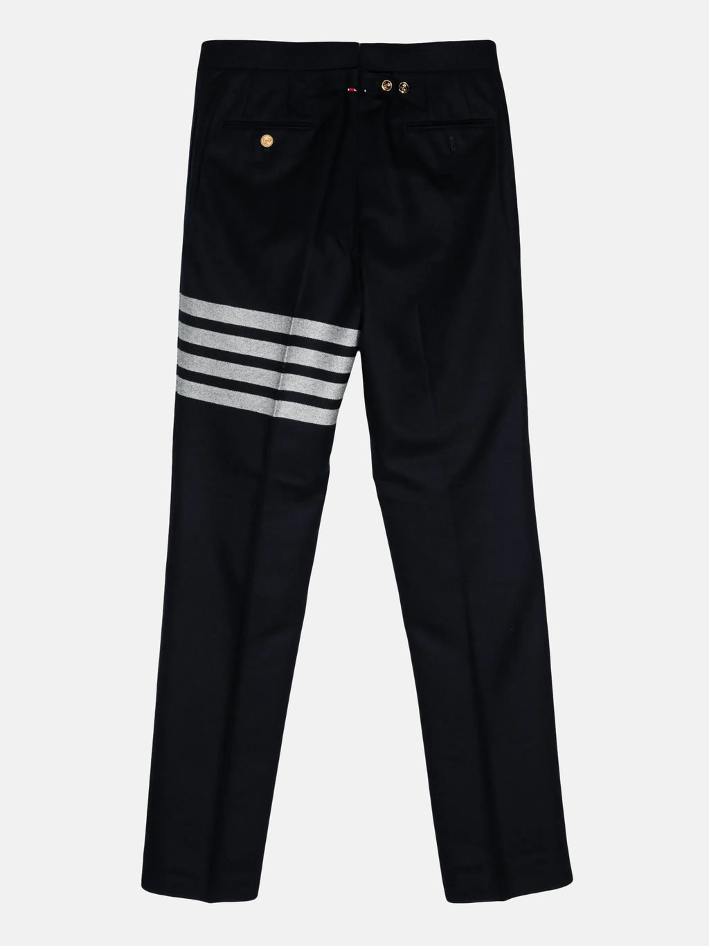 THOM BROWNE - Men Low Rise Drop Crotch Backstrap Trouser In Engineered 4 Bar Flannel