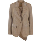 Tan jacket, front view