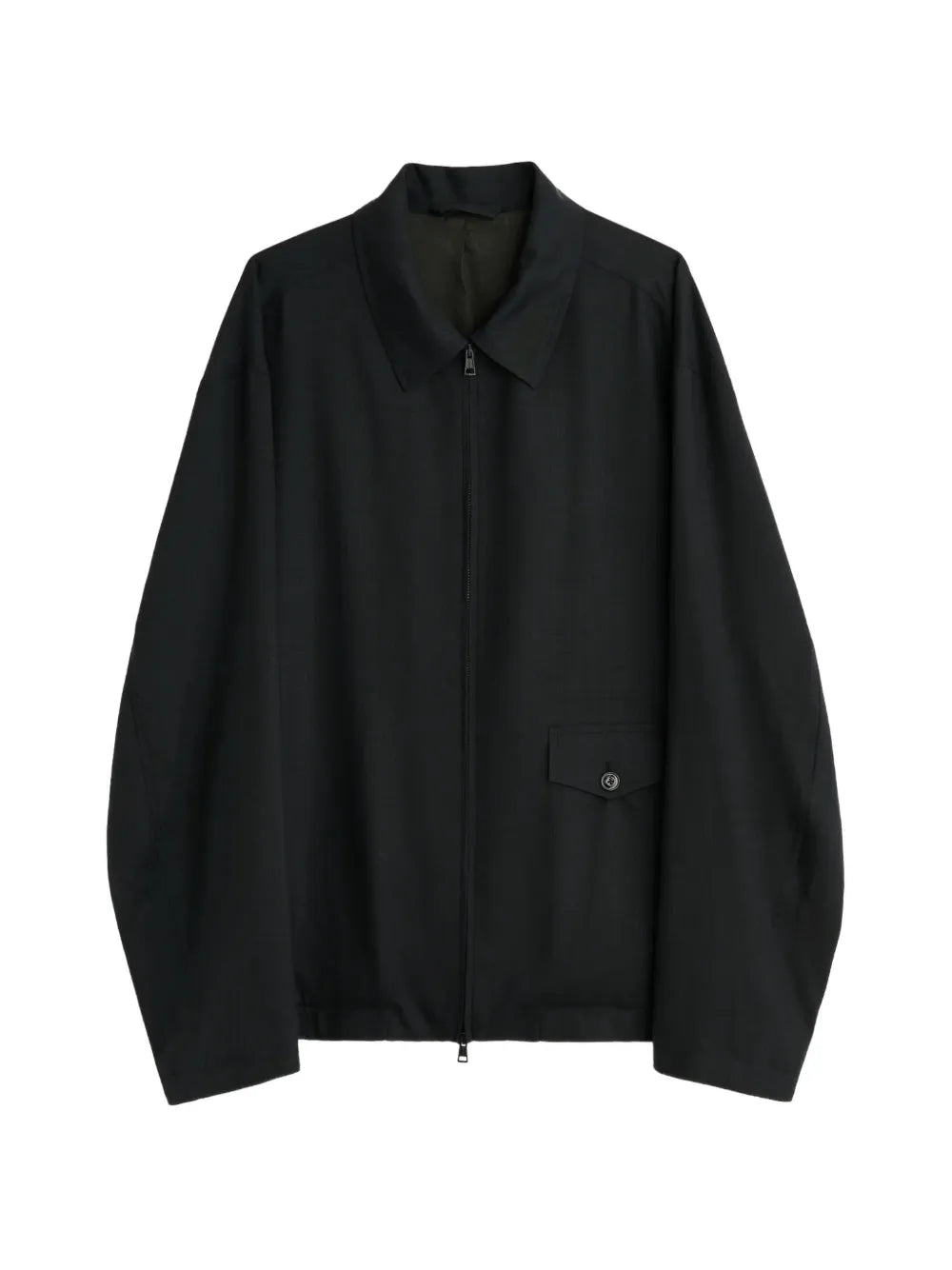 Black jacket, fornt view