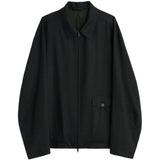 Black jacket, fornt view
