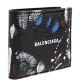 Black wallet, side view