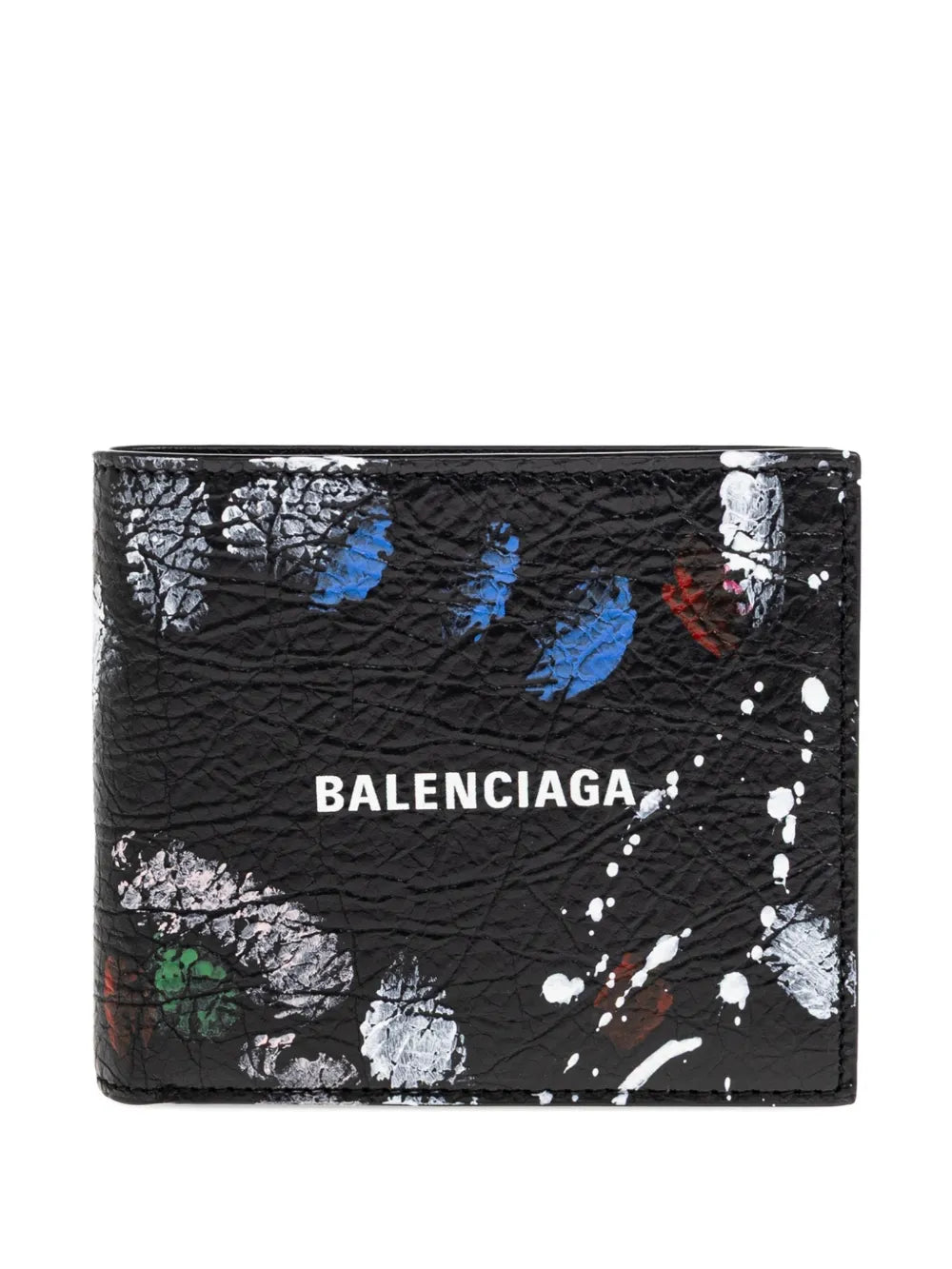 Black wallet, front view