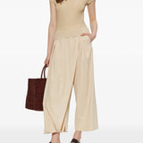ISSEY MIYAKE - Women Sheer Fuzzy Pleats Shirt
