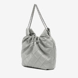 Grey bag, side view