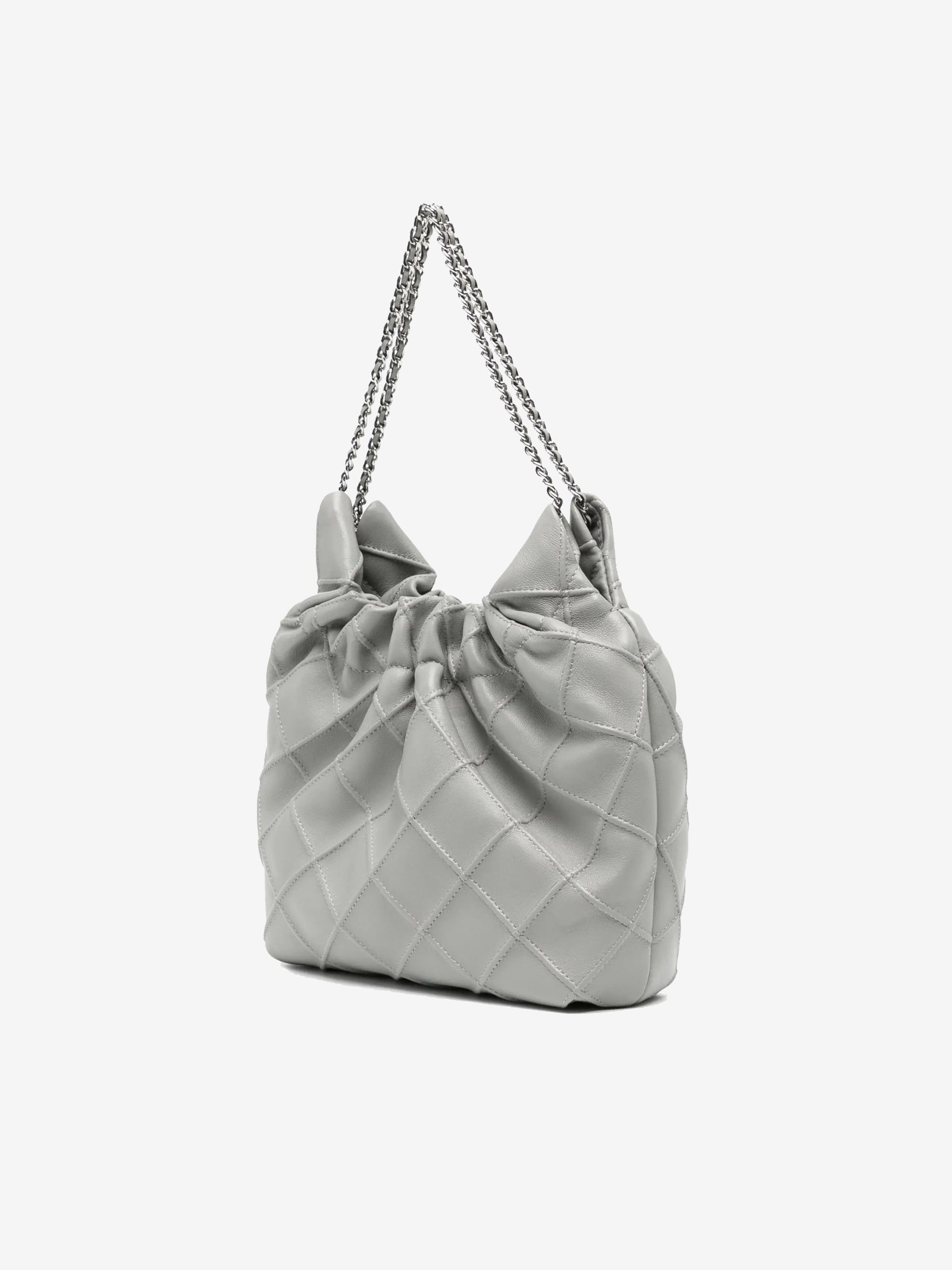Grey bag, side view