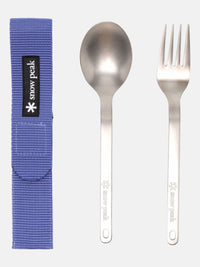 SNOW PEAK - Titanium Fork & Spoon Set