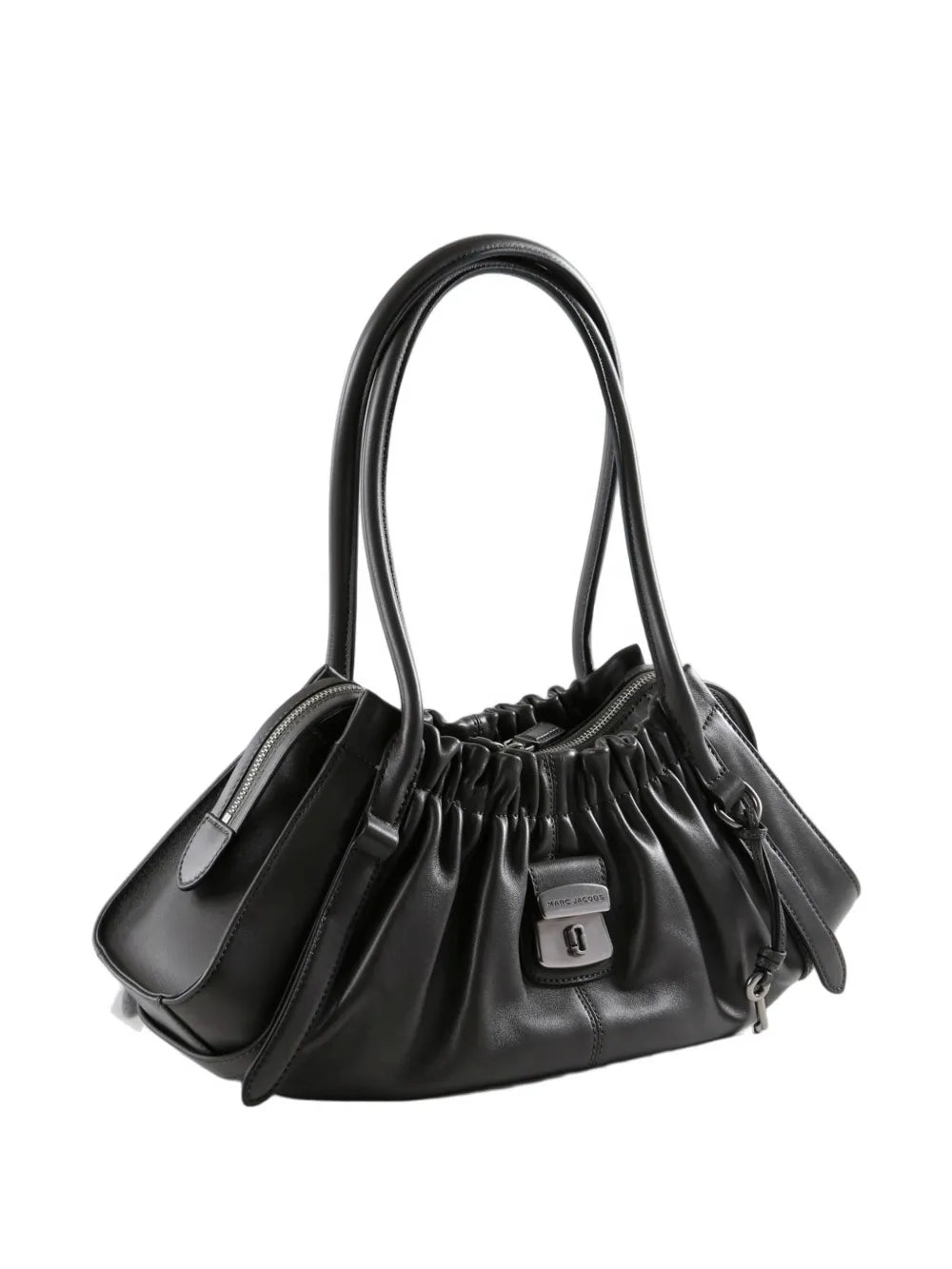 Black handbag,side view