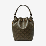 TORY BURCH - Women T Monogram Coated Canvas Mini Bucket Bag