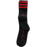 Black socks, front view