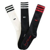 Black socks, front view