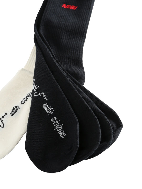 Close up of Black socks, showing texture of the Nylon/Polyamide fabric