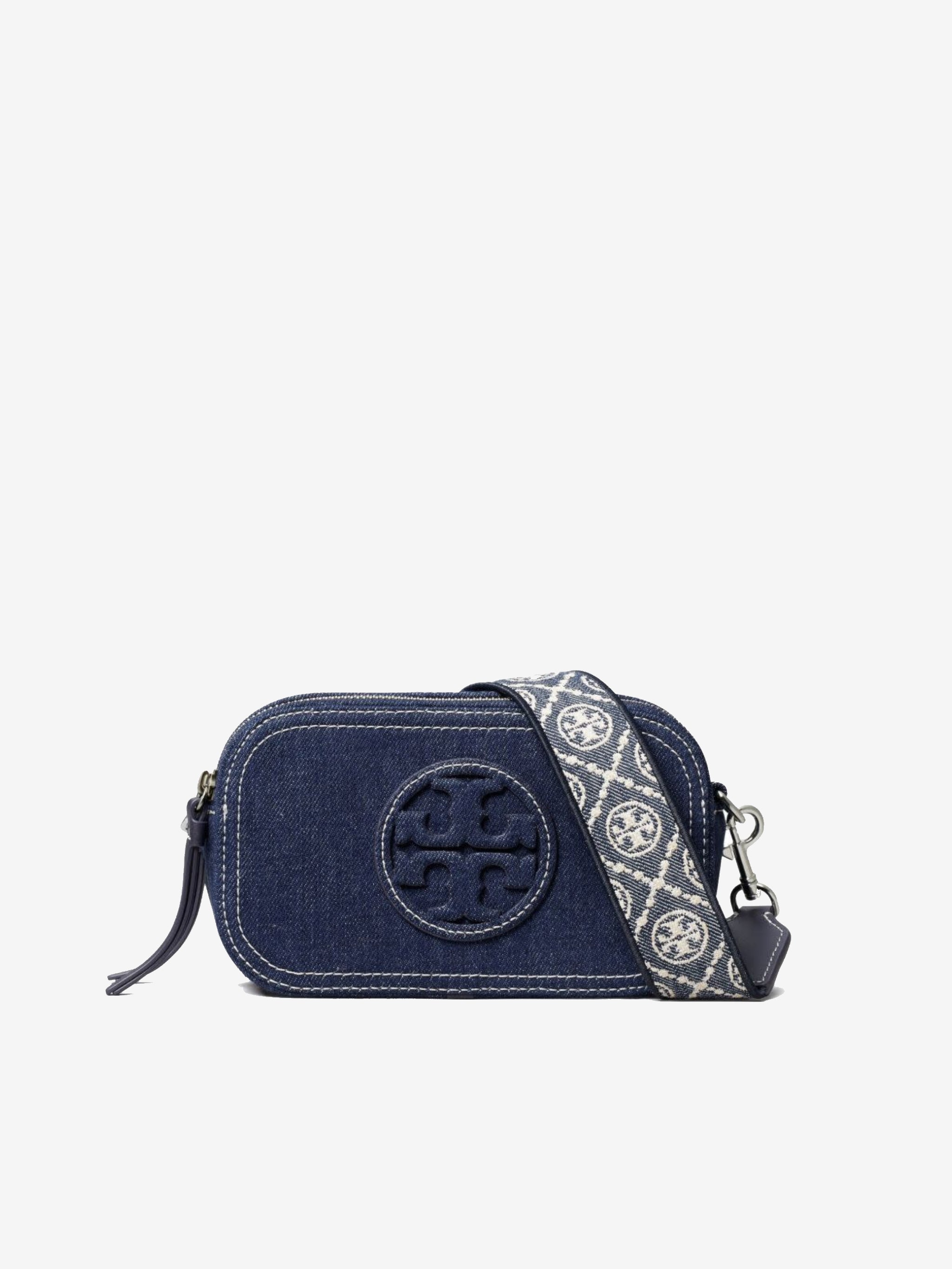 Navy bags, front view