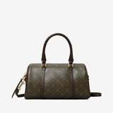TORY BURCH - Women T Monogram Coated Canvas Mini Barrel Bag