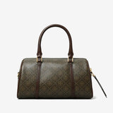 TORY BURCH - Women T Monogram Coated Canvas Mini Barrel Bag