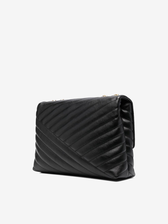 Black bag, back view