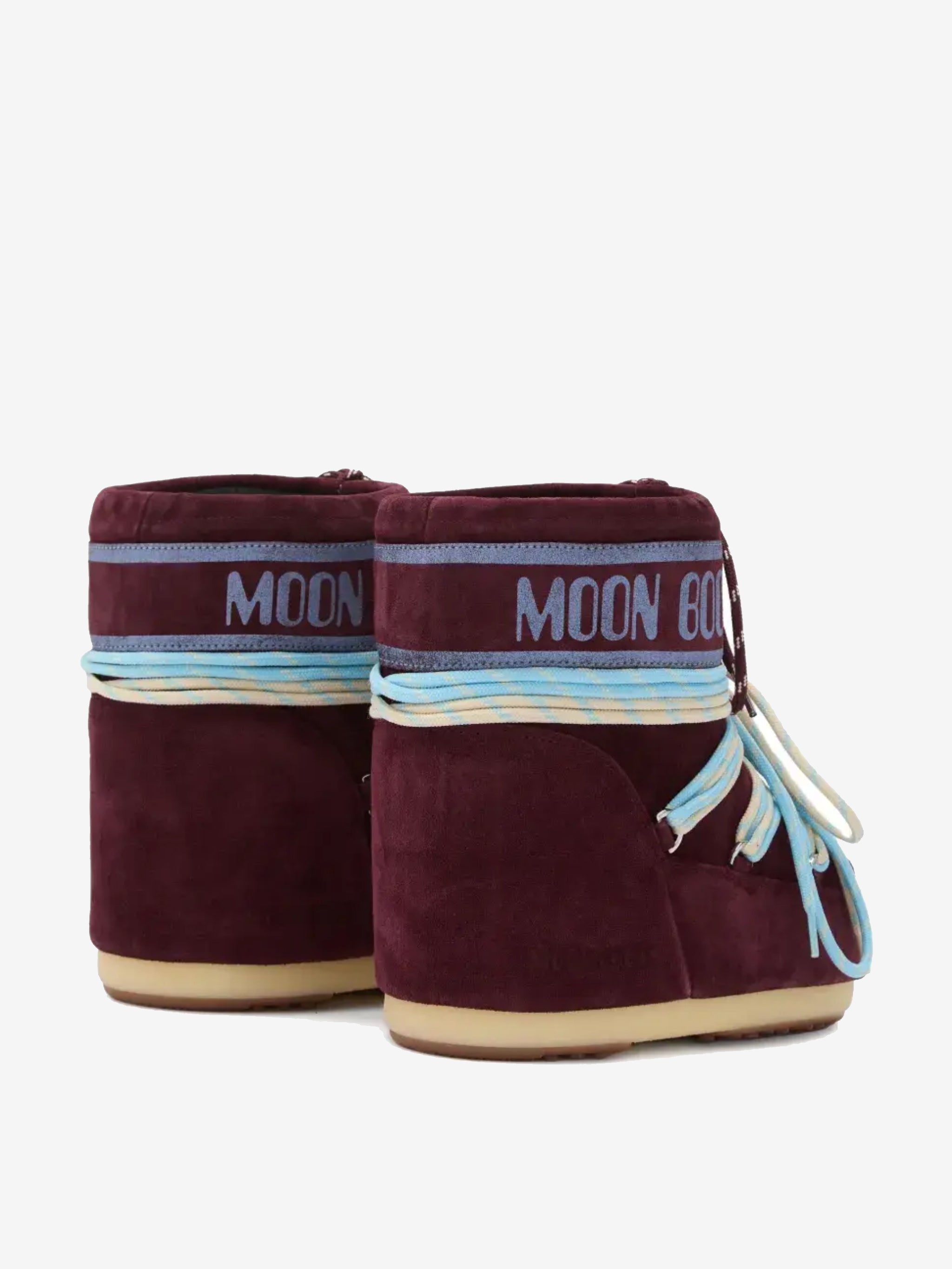 Purple boot, back view