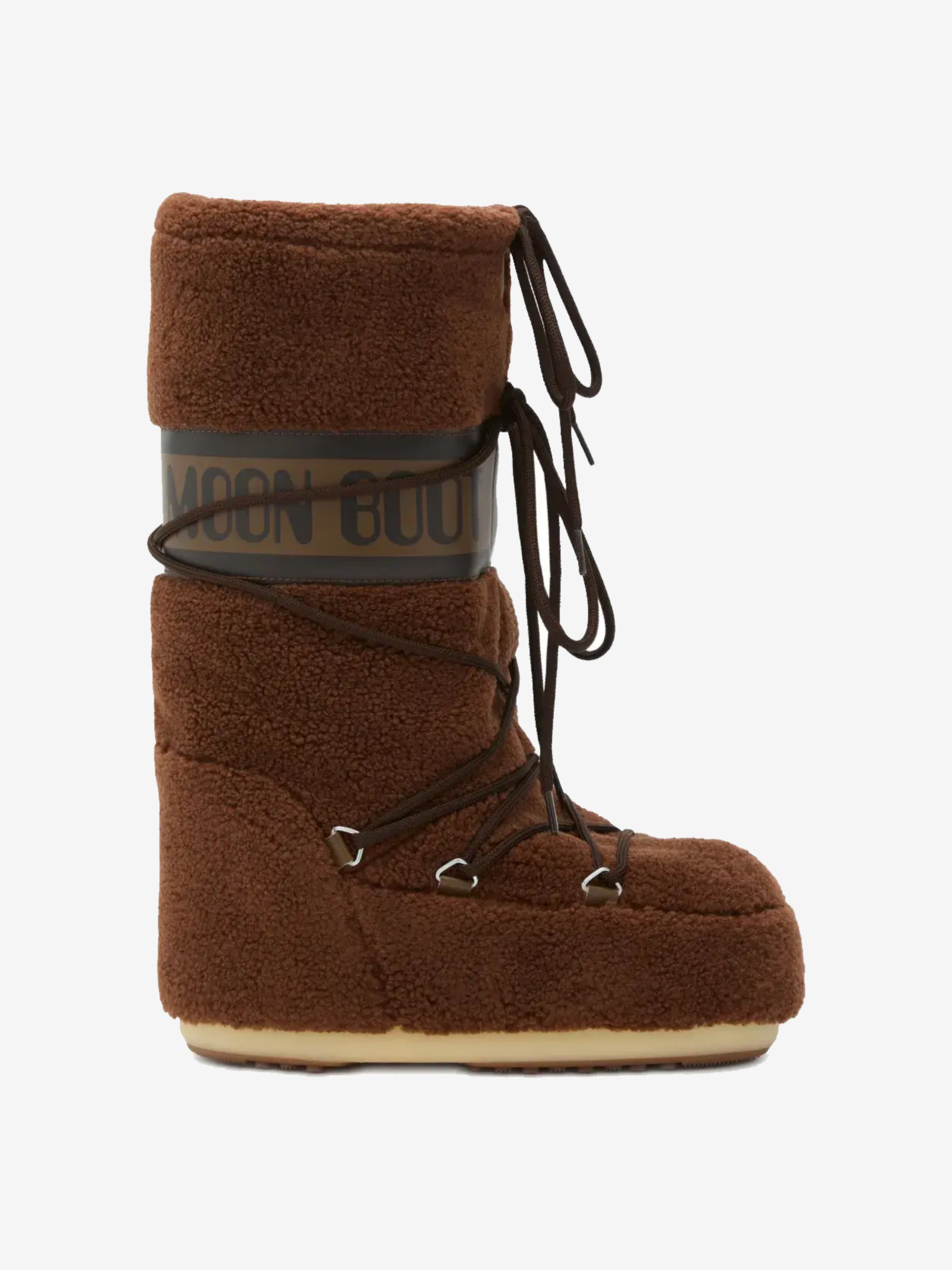 Brown boot, front view