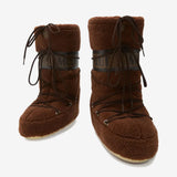 Brown boot, side view