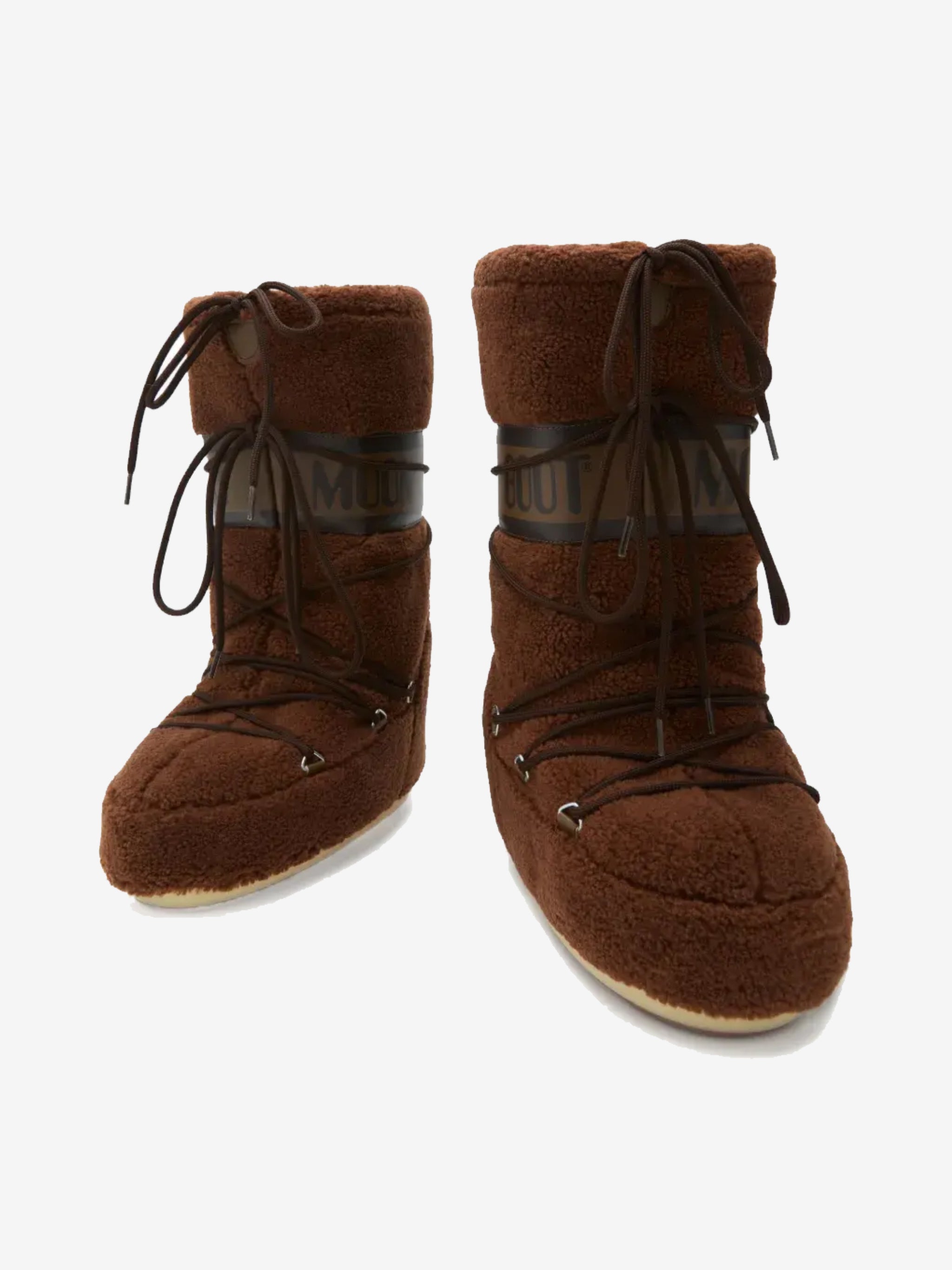 Brown boot, side view