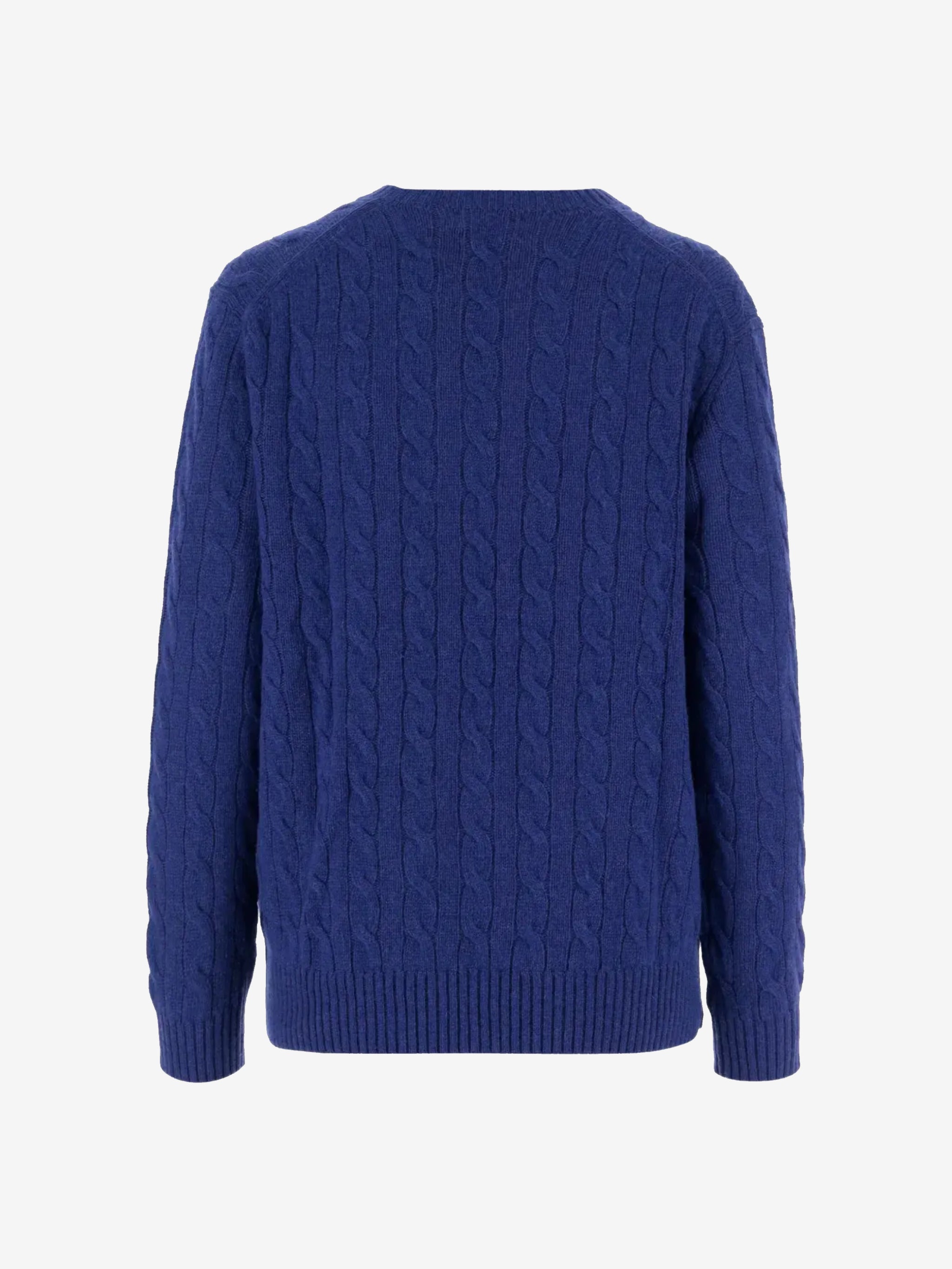 Navy sweater,back view